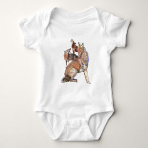 Howling Coyote Pack, Animal, Nature  Wildlife Baby Bodysuit