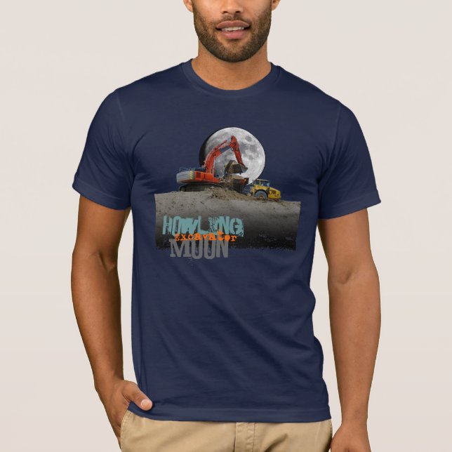 Howling Excavator Moon Tee (Front)
