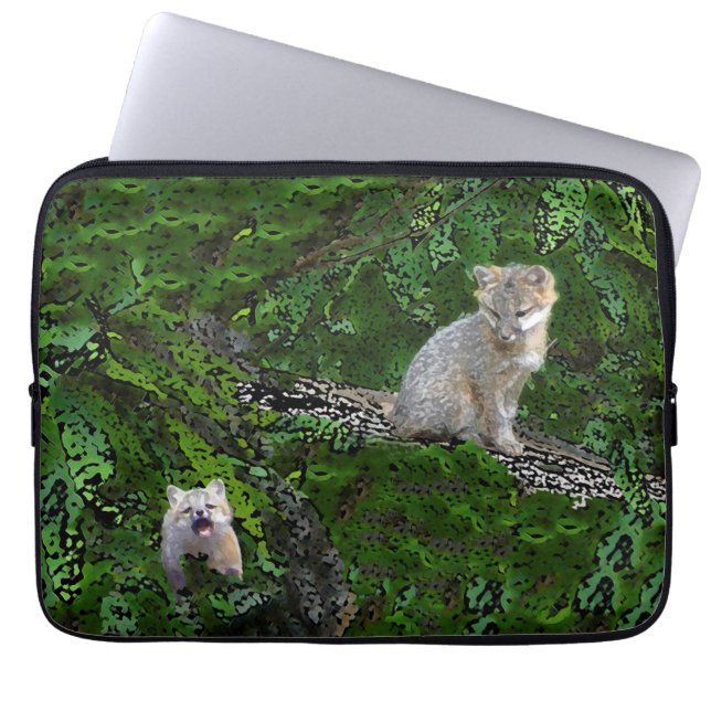 Howling Fox Laptop Cover (Front)
