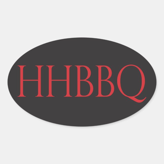 Howling Hog Barbecue Euro Sticker (Front)