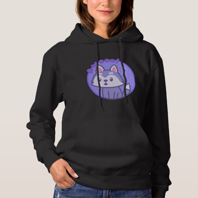 Howling Husky Hoodie (Front)