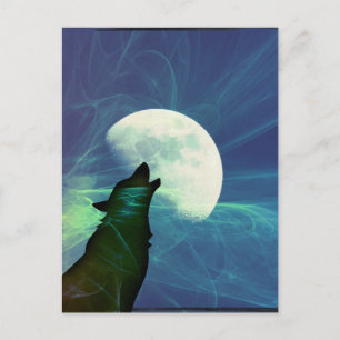 Howling Moon Postcard