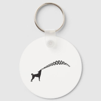 Howling Subaru Dog Key Ring