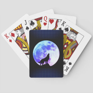 Howling Wolf A Playing Cards, Standard Index faces Cards