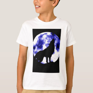 Howling Wolf at Moon T-Shirt