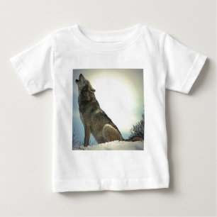 Howling Wolf Baby T-Shirt