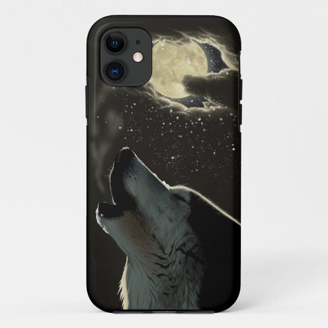 Howling Wolf Barely There Case (Back)