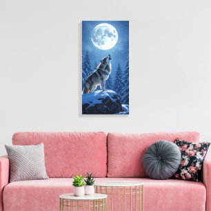 Howling Wolf  Canvas Print