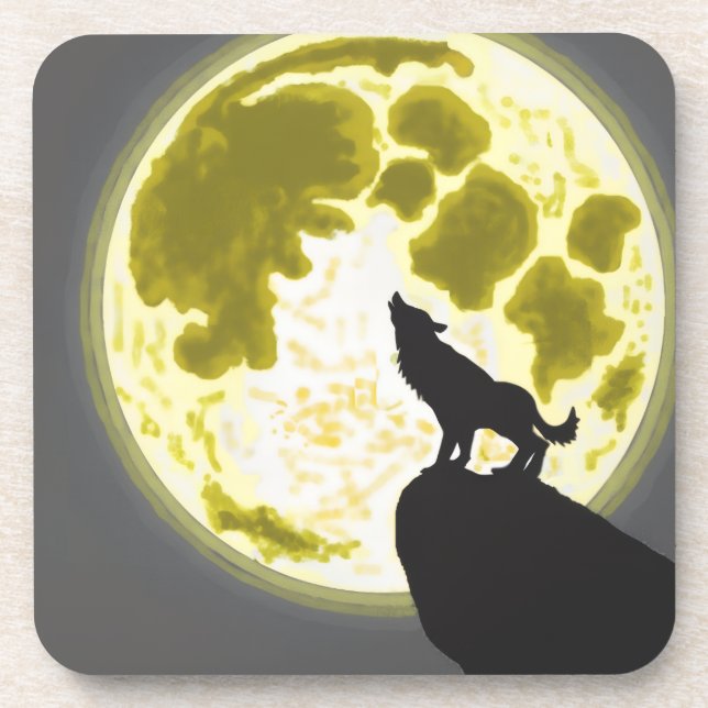 howling wolf coaster (Front)
