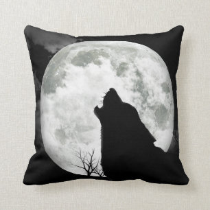 Howling Wolf Cushion