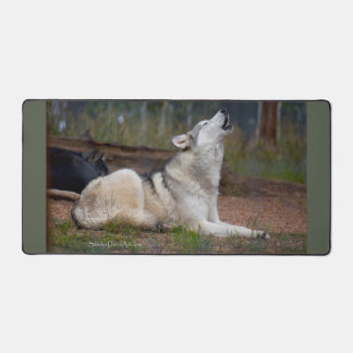 Howling Wolf Desk Mat