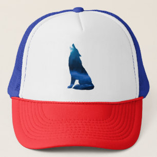 Howling Wolf for Wolf Lovers Trucker Hat