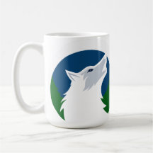 Howling Wolf Full Moon Design
