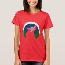 Howling Wolf Full Moon Design