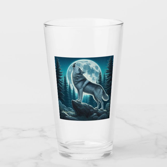Howling Wolf Glass (Front)