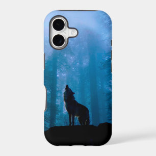 Howling Wolf in Wilderness