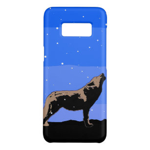 Howling Wolf in Winter  - Original Wildlife Art Case-Mate Samsung Galaxy S8 Case