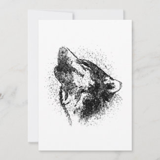 Howling Wolf Invitation