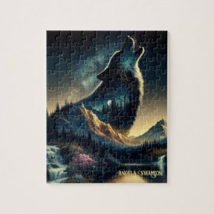 Howling Wolf Jigsaw Puzzle