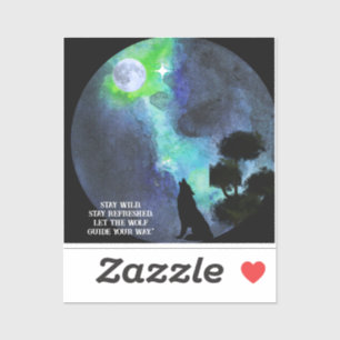 Howling Wolf Moonlight – Mystical Forest Night Wat