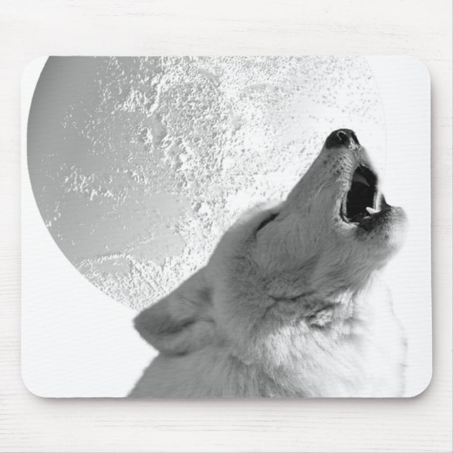 Howling Wolf Mouse Mat (Front)
