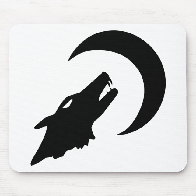 Howling Wolf Mouse Mat (Front)