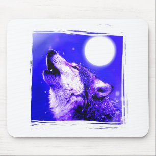Howling Wolf Mouse Mat