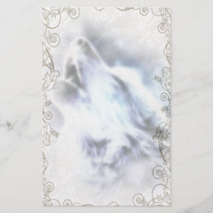 Howling Wolf Native American Stationery