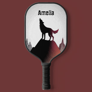 Howling Wolf Personalized Pickleball Paddle