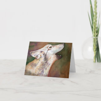 Howling Wolf Pup Note Card