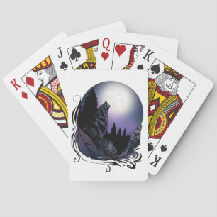 Howling Wolf (Signature Design) Playing Cards