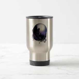 Howling Wolf (Signature Design) Travel Mug