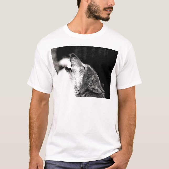 Howling Wolf T-Shirt (Front)