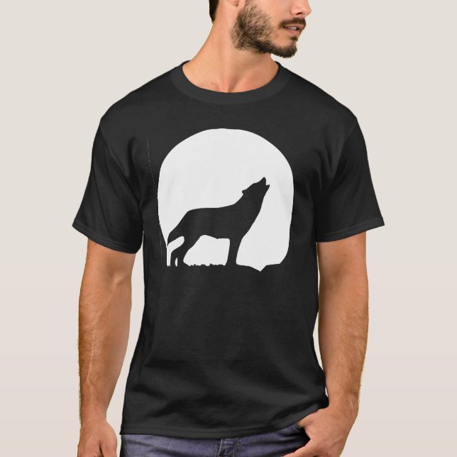 howling wolf T-Shirt (Front)