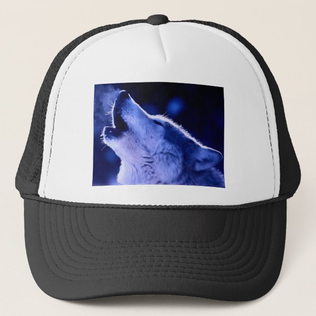 Howling Wolf Trucker Hat (Front)