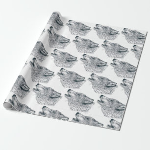 Howling Wolf Wrapping Paper
