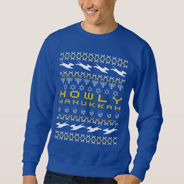 Howly Hanukkah Sweatshirt (Front)