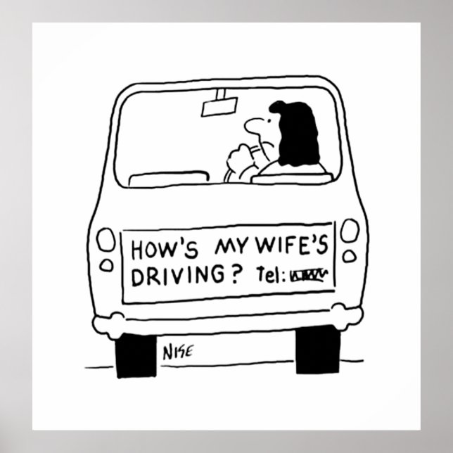 How's My Wife's Driving? Poster (Front)