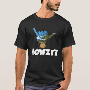 Howzit Hawaii Hello Sign  Souvenir Novelty T-Shirt