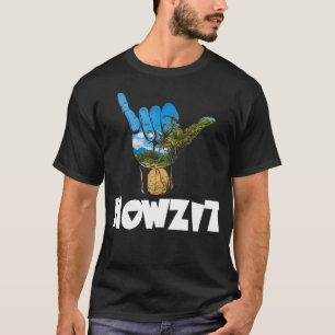 Howzit Hawaii Hello Sign Souvenir Novelty  T-Shirt