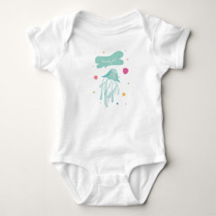 "Howzit?" Maui Hawaii Jellyfish Baby Bodysuit