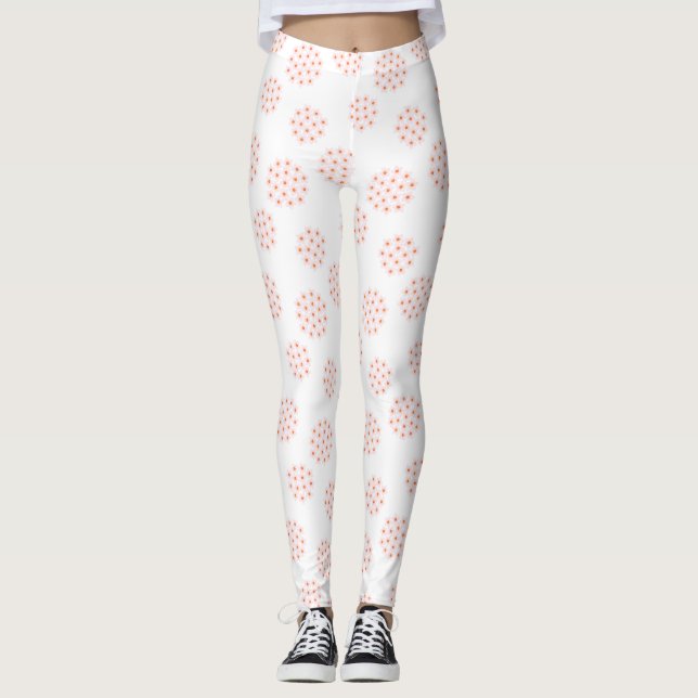 Hoya Flowers Leggings (Front)