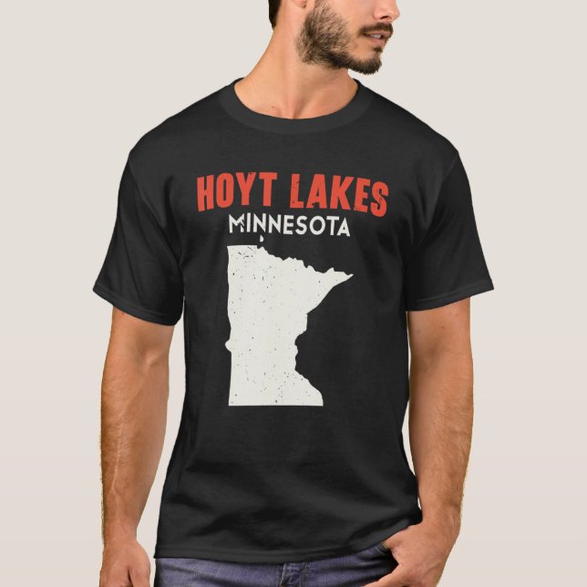 Hoyt Lakes Minnesota USA State America Travel Minn T-Shirt (Front)