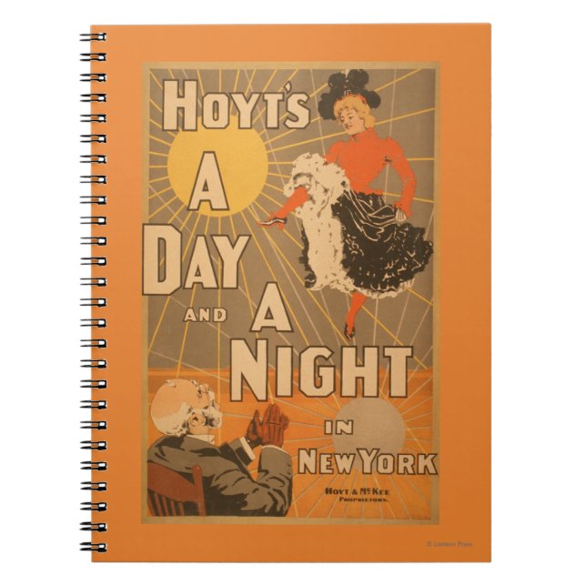 Hoyt's A day and a night in New York City Play Notebook (Front)