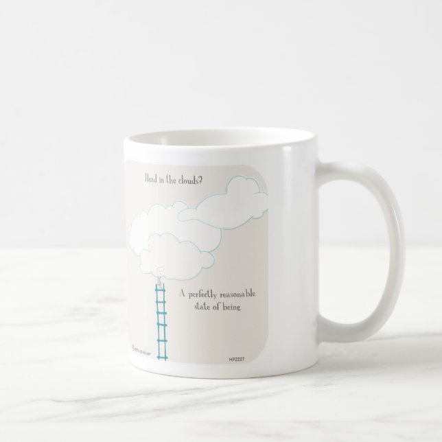 HP2227 "Harold's Planet" head in the clouds Coffee Mug (Right)