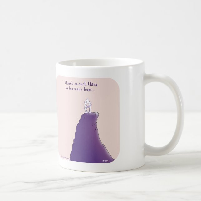 HP374 "Harold's Planet" too many hugs Coffee Mug (Right)