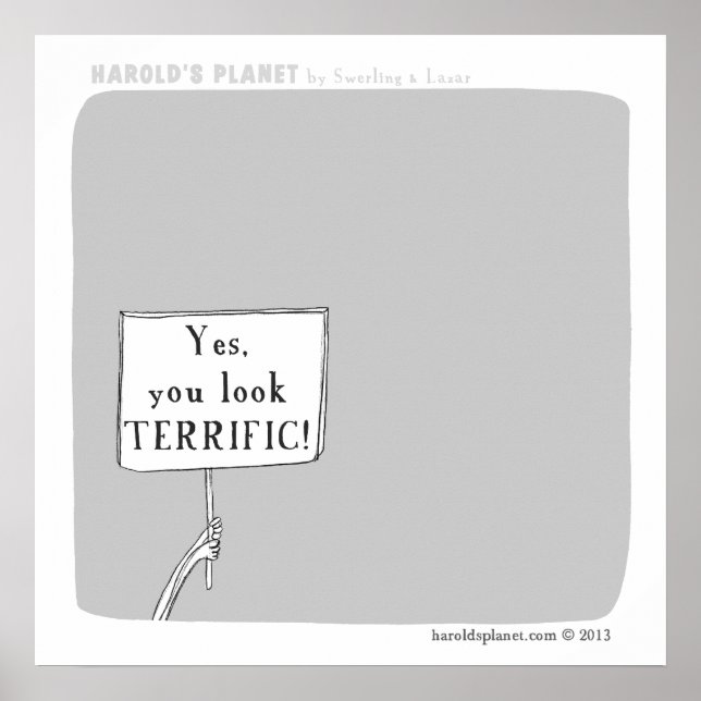 HP5043 "harold's planet" terrific Poster (Front)