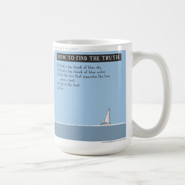 HP5062 "harold's planet" sailing truth Coffee Mug (Right)