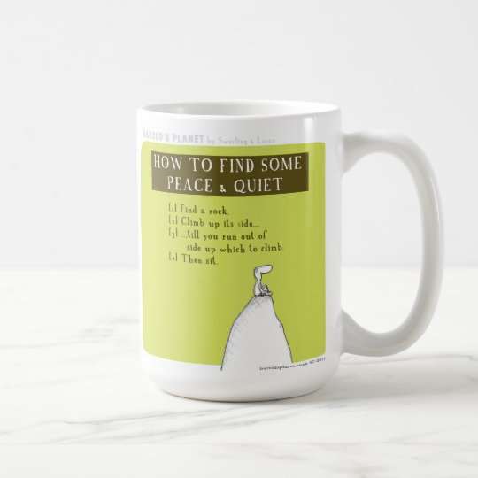 HP5065 "harold's planet" peace quiet Coffee Mug
