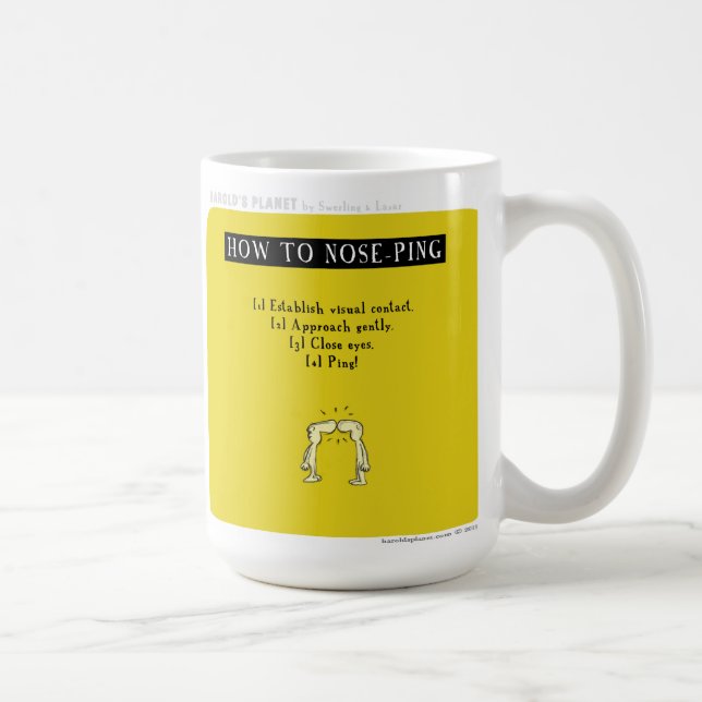 HP5069 "Harold's Planet" "Nose ping" Coffee Mug (Right)